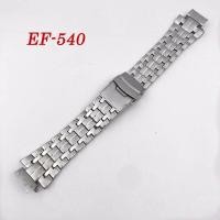 ราคา สแตนเลสสตีลสำหรับนาฬิกา Casio EF 539 544 550 527 530 534 Series สายคล้องคอผู้ชายนาฬิกาสายรัดข้อมือสร้อยข้อมือนาฬิกาอุปกรณ์เสริม (16578224986)