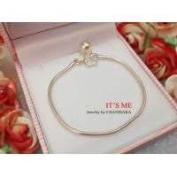 ราคา สร้อยข้อมือเงิน92 5 สร้อยข้อมือสำหรับเด็ก ลาย Snake งานไทย (16737634660)