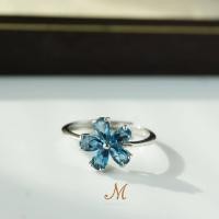 ราคา Meena Gems แหวนพลอยแท้ ลอนดอนโทปาส ตัวเรือนเงินแท้925 เครื่องประดับพลอยแท้นำโชค พลอยประจำวันเกิด พลอยประจำเดือน (20903486939)