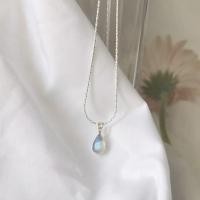 ราคา Winterwinter Jewelry Silver925 เครื่องประดับเงินแท้ เงินแท้925 สร้อยคอมูนสโตน Moonstone ทรงหยดน้ำ (772640893)