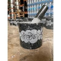 ราคา ครก ครกหินแท้ ครกหินทรงกระบอก5นิ้ว ลายอ่างศิลา พร้อมสาก ครกหินแกรนิต ครกหินจากแหล่งผลิต (7455368184)