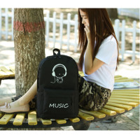 ราคา แฟชั่นคู่ใหม่กระเป๋าสะพายชายเยาวชนกระเป๋าเป้สะพายหลังกระเป๋านักเรียนด้วยตอนเย็นเรืองแสง นานาชาต (20969033257)