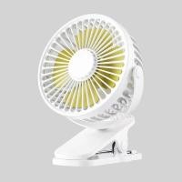 ราคา Small Fan พัดลมพกพา พัดลมตั้งโต๊ะทำงาน ไร้เสียงรบกวน พัดลมหนีบได้ ตั้งได้ (14387258464)