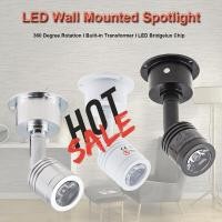 ราคา ไฟขนาดเล็ก Led 3W AC90 260V หมุนได้360องศาโคมไฟติดเพดานไฟสปอตแอลอีดีโคมไฟติดผนังในร่ม (19589327855)