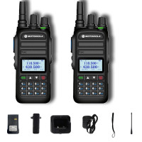 ราคา หูฟังฟรี วิทยุสื่อสาร Motorola 370S Walkie Talkie 128 ช่อง กำลังส่งแรง 15วัตต์ Handheld Fm Digital Two Way Radio สัญญาณรับ ส่งแรง ชัดเจน (20282885701)