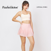 ราคา Peaches active Luxeflex Pleated Skirt กระโปรงพลีทสีขาว กระโปรงออกกำลังกาย (20665917343)