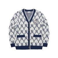 ราคา ฤดูใบไม้ร่วงฤดูหนาว Han Guochao 2022 MLB เสื้อโค้ทเสื้อคาร์ดิแกนถักคอวีย้อนยุคเสื้อกันหนาวคาร์ดิแกนหลวมคู่รักลำลองใหม่นำเข้าของแท้ใหม่ (20224000850)