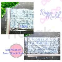 ราคา พร้อมส่งจากไทย แม่พิมพ์ตัวอักษร แม่พิมพ์ซิลิโคน ตัวอักษรภาษาอังกฤษพร้อมตัวเลข ฟ้อนน่ารัก Resin mold (18045848448)