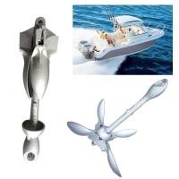 ราคา สมอเรือ boat anchor สมอเหล็กชุบสังกะสี สมอพับ สมอร่ม สมอเรือ สมอเรือยอชท์ เรือคายัค ตกปลา สมอเรือ (8823193224)