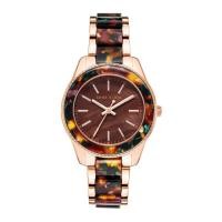ราคา Anne Klein AK 3214BNRG นาฬิกาข้อมือผู้หญิงสีโรสโกลด์ ลายกระ (19489165188)