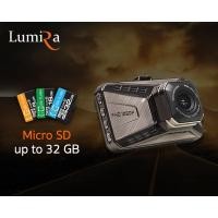 ราคา Lumira กล้องติดรถยนต์ รุ่น lcdv 036 มี 2กล้อง หน้า หลัง รองรับ 32Gb C10 (6345694798)
