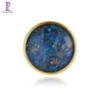 ราคา Lohaspie จิวเวลรี่3 5กะรัต925เข็มกลัดเงินสเตอร์ลิงจริงชุบทองสีเหลืองโอปอลเข็มกลัดโอปอลอัญมณีเจียระไนเป็นทรงกลมสำหรับผู้หญิง (19688229617)