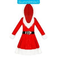ราคา COD 2023 New Year Christmas Suit Santa Claus Lady Suit Christmas Dress Up Christmas Party Costume Christmas Costumes For Performances (20551806512)