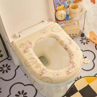 ราคา ฝาชักโครกกันน้ำสากลห้องน้ำในครัวเรือนฝาชักโครกสี่ฤดูกาลสากลฝาชักโครกสากลที่หุ้มเบาะสติ๊กเกอร์ห้องน้ำ Eva (21131095695)