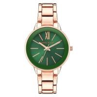 ราคา Anne Klein AK 3876GNRG นาฬิกาข้อมือผู้หญิง Rose Gold Green (16945784317)