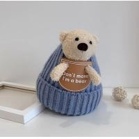 ราคา ส่งเร็วพิเศษ Hatgogo ไหมพรมหมี หมวกหมี ของเด็ก (16443583884)