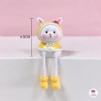 ราคา โมเดลสัตว์ห้อยขา เซต 4 ชิ้น ตุ๊กตาจิ๋ว โมเดลจิ๋ว แต่งสวน ตุ๊กตาแต่งสวนจิ๋ว ตุ๊กตาจัดสวนถาด (19171593547)