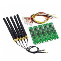 ราคา 5Pcs 2 4Ghz Wireless DMX 512 Transmitter Receiver PCB 2 in 1 Module Wireless PCB Board with Antenna for DMX Stage Light (16707130666)