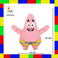 ราคา เลโก้นาโน บล็อคตัวต่อ เลโก้การ์ตูน Spongebob สปอนจ์บ็อบ แพทริค แบบเฟือง ของเล่น ของตกแต่ง ของขวัญ สินค้าพร้อมจัดส่ง (19784438532)