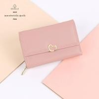 ราคา กระเป๋าสตางค์ใบกลาง CICELLE หนังนิ่ม พร้อมกล่อง (20804400057)