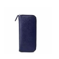 ราคา ZETTINO กระเป๋าสตางค์หนังเเท้สำหรับผู้ชาย l Zip Saffiano Long Wallet (3433378531)