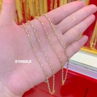 ราคา สร้อยคอทอง2สลึง YHGOLD งาน2สี ทองคำแท้96 5 ขายได้จำนำได้ (17061759497)