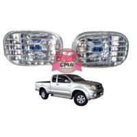 ราคา ไฟเลี้ยว ไฟเลี้ยวข้าง ไฟแก้ม เพชร CLEAR CRYSTAL SIDE LIGHT TOYOTA HILUX VIGO และ VIGO CHAMP โตโยต้า ไฮลักซ์ วีโก้ และ วีโก้ แชมป์ 1 คู๋ ซ้ายและขวา (12520620416)