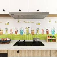 ราคา สติ๊กเกอร์ติดผนังครัว กันคราบ ติดตั้งง่าย กันน้ำ ทนความร้อน เช็ดคราบง่าย มีกาวในตัว วอลเปเปอร์ติดผนังครัว สติ๊กเกอร์ติดพื้นครัว (16984868500)
