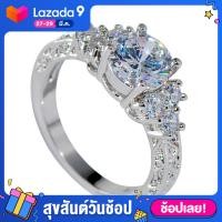 ราคา สร้อยคอประดับCZฝังงานหมั้นงานแต่งผู้หญิงแหวนปาร์ตี้เครื่องประดับของขวัญ (2146038780)