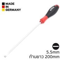 ราคา Wiha SoftFinish ไขควงปากแบน ขนาด 5 5mm ก้านยาว 200mm รุ่น 302SF 5 5x200 (181792072)