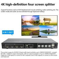 ราคา 4x4 Video Wall Controller 4K HD Multiplexer Switcher TV Splicing Advertising Box Splicer Digital Signage Picture Subtitles (19535843543)