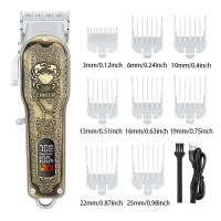 ราคา Hiena ปัตตาเลี่ยนตัดผมมีที่หนีบผมมีจอ LCD แบบไร้สายที่ตัดขนที่ตัดขนระดับมืออาชีพ HYN 203B ใหม่ (21170888973)