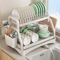 ราคา ชั้นคว่ำชาม ชั้นวางจานชาน ชั้นเก็บจานชาน ที่วางจาน ที่เก็บจาน ชั้นวางชามอเนกประสงค์ พร้อมที่ระบายน้ำ (21049755263)