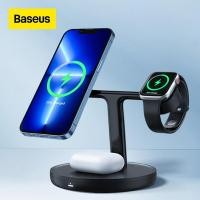 ราคา Baseus 20วัตต์3 In 1แม่เหล็กไร้สายชาร์จยืนสำหรับ iPhone 14 13อย่างรวดเร็วชาร์จสถานีท่าเรือสำหรับซัมซุงหัวเว่ย Airpods Pro ชาร์จไร้สาย (14384272090)