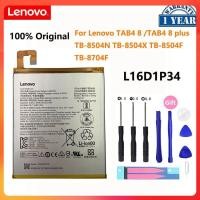 ราคา 100 Original 4850MAh L16D1P34แบตเตอรี่สำหรับ Lenovo TAB4 8 TB 8504N TB 8504X TB 8504F TAB4 8 Plus TB 8704F แบตเตอรี่ bateria (19336033411)