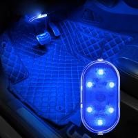 ราคา โคมไฟแม่เหล็ก LED ติดเพดานในรถยนต์ไฟอ่านหนังสือไฟสร้างบรรยากาศเปลี่ยนสีได้สีสันสดใสสำหรับหลังคารถยนต์ (13482486629)