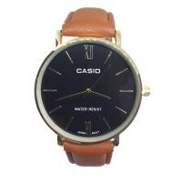 ราคา พร้อมกล่อง CASIO กันน้ำ นาฬิกาข้อมือผู้ชาย สายหนัง ขอบทอง นาฬิกาข้อมือCASIO นาฬิกาแฟชั่นชายและหญิง ควอตซ์ชายหญิง RC624 (7097998730)