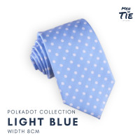 ราคา Men in Tie เนคไทแบบผูกเองขนาด 8cm รุ่น Polkadot (19451900993)