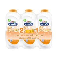ราคา แพ็ค2 1 KODOMO โคโดโม แป้งเด็ก 400 กรัม x 3 กระป๋อง (11256254562)