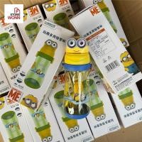 ราคา H013 ขวดน้ำเด็กไปโรงเรียน มินเนี่ยน 3D ขวดน้ำพกพา BPA free ปลอดภัย minion กระติกน้ำน่ารัก กระบอกน้ำน่ารัก รับเปิดเทอม (19887933196)