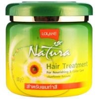 ราคา แท้ Lolane ครีมหมักผม โลแลน เนทูร่าสำหรับผมทำสี 100 g สีเขียวเหลือง (1690044068)