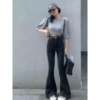 ราคา Cici 981 กางเกงยีนส์ขาม้าผ้ายืด แต่งพู่ชิคๆที่ปลายขา เก็บทรงดีม๊ากกก (19413750988)