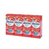 ราคา ดัชมิลล์ รสสตรอเบอร์รี่ ขนาด 180มล 1แพ็คx4กล่อง 49 บาท (17043542249)