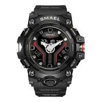 ราคา ใหม่นาฬิกาสปอร์ตสำหรับผู้ชาย smael นาฬิกาคู่สำหรับผู้ชายกันไฟ LED นาฬิกาทหาร8075คุณภาพ (21170699386)