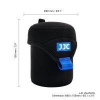 ราคา JJC กระเป๋าใส่เลนส์นีโอพรีนตัวป้องกันเลนส์สำหรับ Canon Nikon Fuji Fujifilm Olympus Panasonic Samsung Sigma เลนส์ Tamron นุ่มสบายทนทานและยืดหยุ่นพร้อมคาราไบเนอร์ (9347858801)