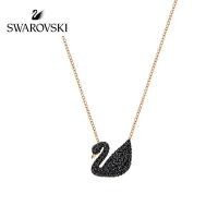 ราคา Swarovski ICONIC SWAN Necklace Fashion Black Swan Necklace Female Clavicle Chain Necklace 5204134 (20576753482)