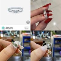 ราคา เพชรสังเคราะห์นำเข้าเอง ใหม่สุดๆ แหวนเพชร 50ตังค์ บ่าข้างฝังเป็น 3เหลี่ยม 3เม็ด 8ตังและ 5ตัง รวม 86ตัง (18184098490)