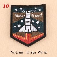 ราคา ตัวรีดติดเสื้อ อาร์มติดเสื้อ ตัวรีดตะลุยอวกาศ นักบินอวกาศ โลโก้ NASA Space galaxy งาน DIY iron patch B1 (8123462700)