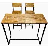 ราคา โต๊ะบาร์ โต๊ะกาแฟ พร้อมเก้าอี้2ตัว สุดหรู loft style ทรงสูง ไม้ยางพาราประสาน Bar table with 2 chairs (20960496873)