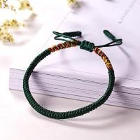 ราคา สายหลากสีเชือกสร้อยข้อมือถักด้วยมือสำหรับผู้หญิงสร้อยข้อมือเชือกฝ้ายนำโชคสร้อยข้อมือปรับได้ (13413127943)